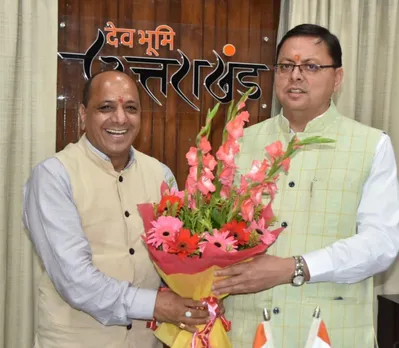 Manveer Chauhan Pushkar Dhami Uttarakhand BJP
