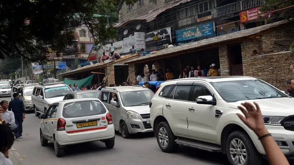 Nainital Traffic Jam