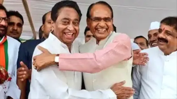 Kamal Nath and Shivraj Singh Chauhan (File photo)