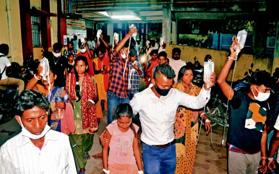 Jharkhand Dhanbad People Ill