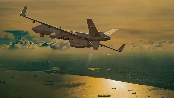 General Atomics Aeronautical Systems, Inc.’s (GA-ASI) MQ-9B drone. The US on Thursday approved the sale of 31 MQ-9B armed drones to India at an estimated cost of USD 3.99 billion.