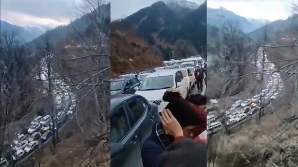 manali atal tunnel traffic