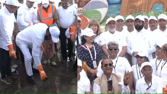 G20 beach cleanup in Mumbai Eknath Shinde