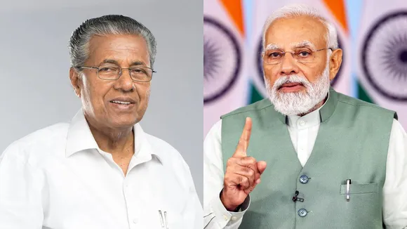 Kerala Chief Minister Pinarayi Vijayan and Prime Minister Narendra Modi