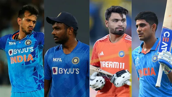 Yuzvendra Chahal Sanju Samson Rinku Singh Shubman Gill