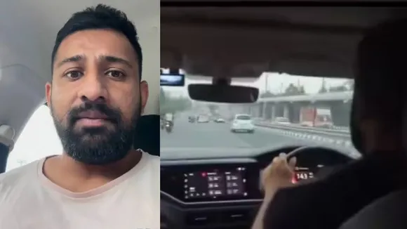 Rajat Dalal driving