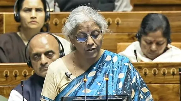 Union Finance Minister Nirmala Sitharaman presents the Interim Budget 2024 in the Lok Sabha, at Parliament House in New Delhi