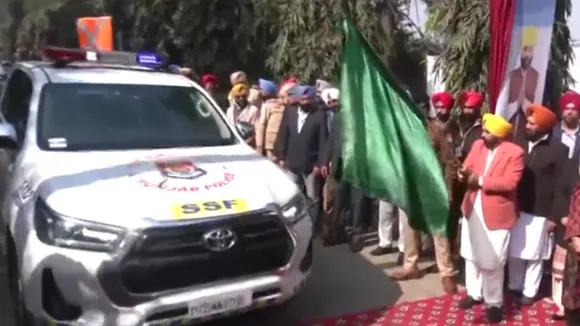 Punjab CM Bhagwant Mann Flags off Sadak Suraksha Force in Jalandhar To Ensure Road Safety
