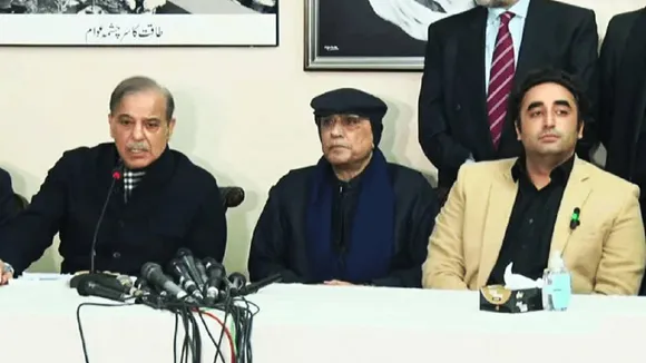 PPP PMLN Conference Shehbaz Sharif Asif Ali Zardari Bilawal Bhutto-Zardari