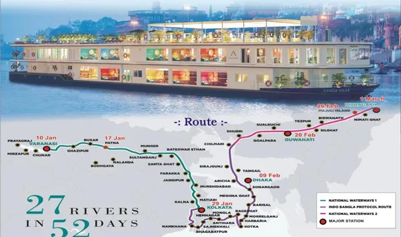 Varanasi-Dibrugarh cruise