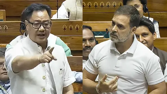 Kiren Rijiju and Rahul Gandhi