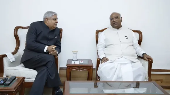 Jagdeep Dhankhar Mallikarjun Kharge