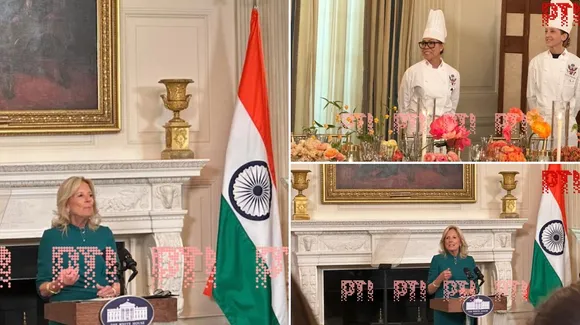 Jill Biden Modi dinner menu whitehouse'