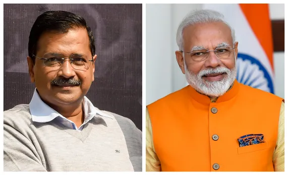 Narendra Modi Arvind Kejriwal BJP AAP