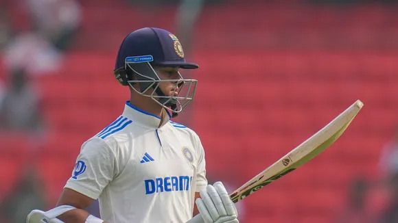 Yashasvi Jaiswal walks off the ground after his dismissal during the second day of the first test match between India and England