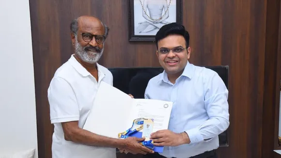 Rajinikanth Jay Shah World Cup