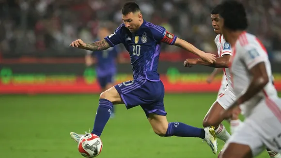 Lionel Messi Argentina vs Peru