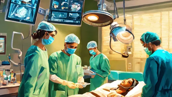 AI generated representative image of operation theatre