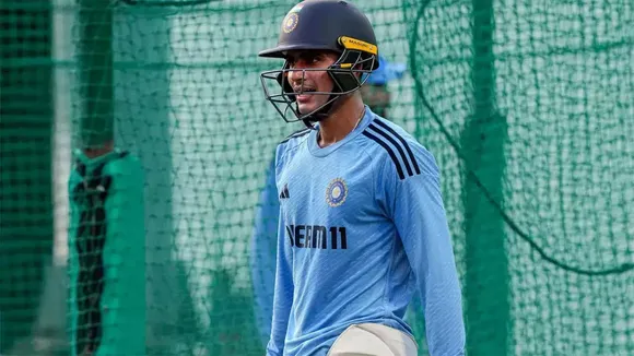 Shubman Gill back in nets