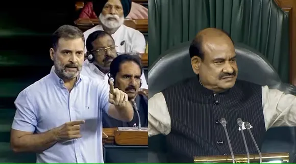 Rahul Gandhi Om Birla LoK Sabha