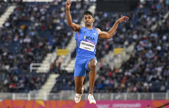 Long jumper Sreeshankar