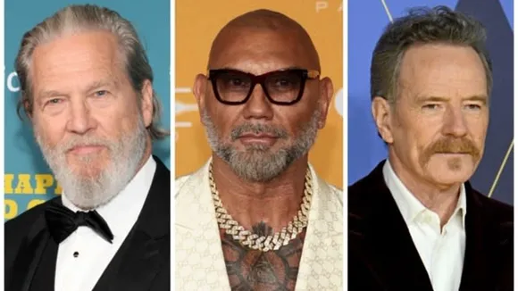 Jeff Bridges, Dave Bautista and Bryan Cranston