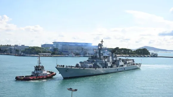 3 Indian Naval ships arrive in Singapore