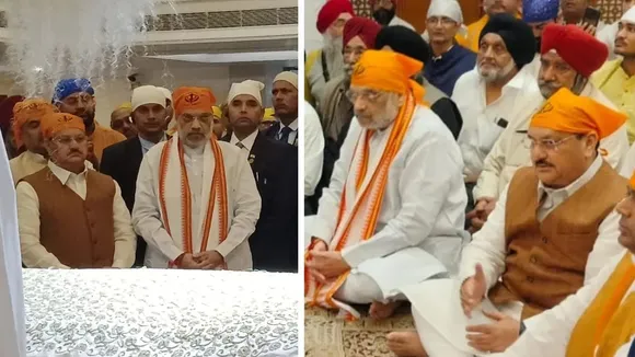 Amit Shah Kolkata Gurudwara