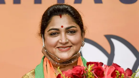 Actor-politician Khushbu Sundar