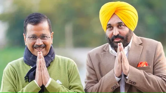 Arvind Kejriwal Bhagwant Mann Punjab