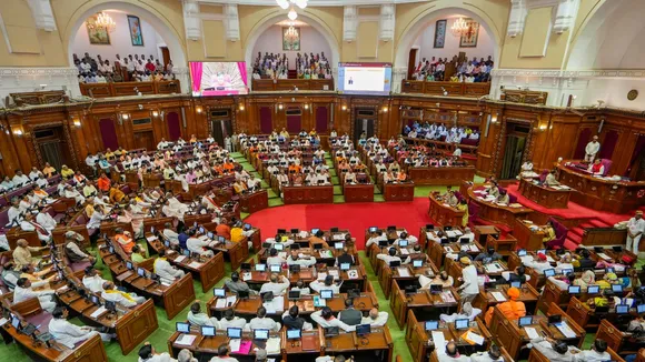 Monsoon session of state Legislative Assembly at Vidhan Bhawan, in Lucknow, Tuesday, July 30, 2024.