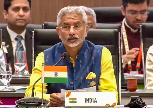 External Affairs Minister during the G20 Development Ministers’ meeting, in Varanasi