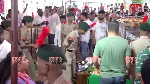 Captain Pranjal last rites