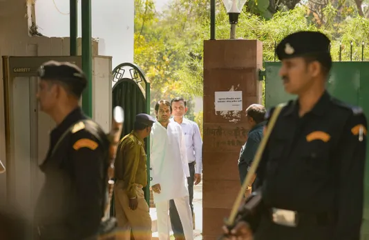 CBI team at residence of Rabri Devi