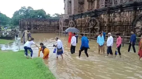 waterlogging at Konark Temple