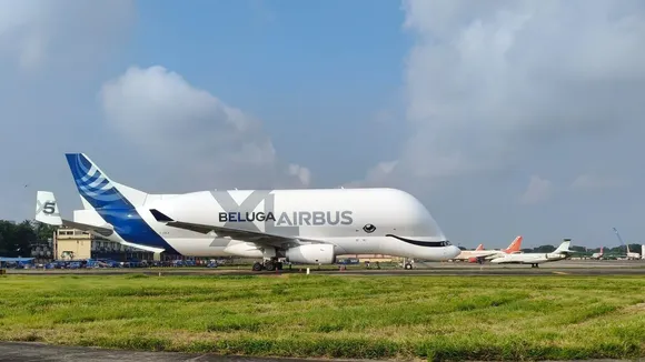 Airbus Beluga Kolkata Airport