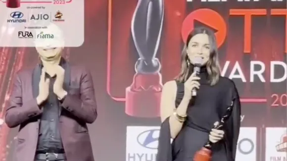 Alia Bhatt at Filmfare OTT Awards