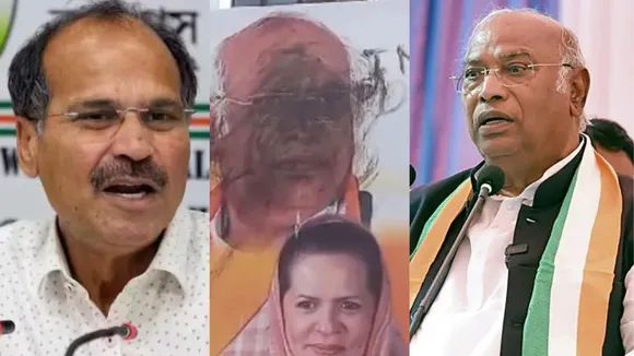 Mallikarjun Kharge Adhir Ranjan Chowdhury