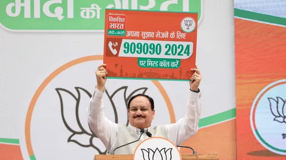 J P Nadda BJP Manifesto
