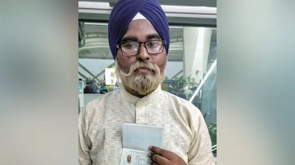 Guru Sewak Singh personating as 67-year-old apprehended by CISF personnel at Delhi airport on Tuesday