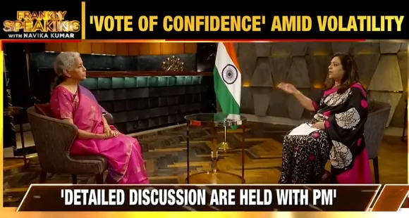 Nirmala Sitharaman Times Now Navika Kumar