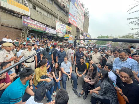 Rahul gandhi Mukherjee Nagar