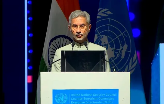 S Jaishankar addressing CTC meet in Delhi