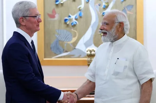 Apple CEO Tim Cook meets Prime Minister Narendra Modi