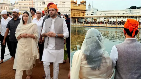 Raghav Chadha Parineeti Chopra Golden Temple