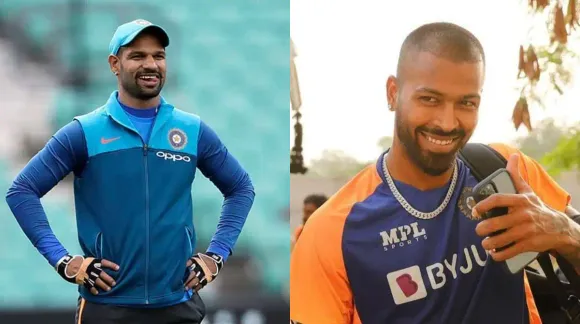 Shikhar Dhawan HArdik Pandya Cricket