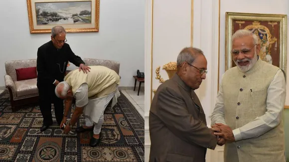 Pranab Mukherjee Narendra Modi