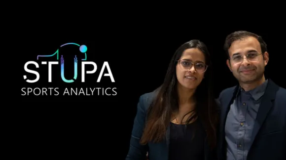 Megha Gambhir and Deepak Malik, founder of Stupa Sports Analytics 