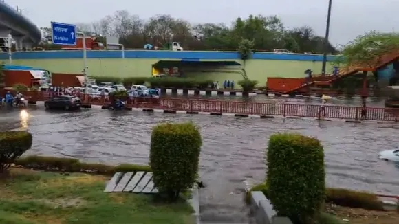 Traffic is affected on Ring Road in both the carriageways from Naraina towards Moti Bagh and vice-versa due to waterlogging under Dhaula Kuan Flyover