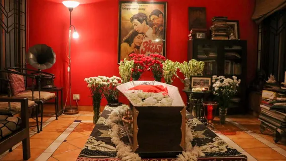 CPI(M) leader Sitaram Yechury's at his residence, in New Delhi